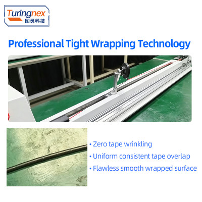 TR-303Q Flat Transfer type tape wrapping machine