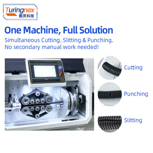 TR-535C Corrugated Pipe Punching & Cutting Machine
