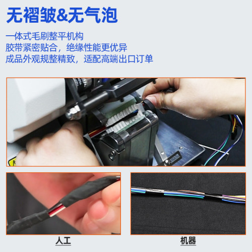 TR-201半自动带底纸定位中缠胶布机