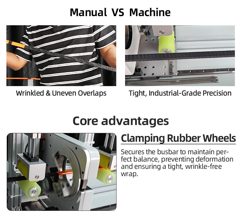 TR-308 new energy continuous tape wrapping machine