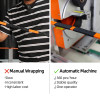TR-308 new energy continuous tape wrapping machine