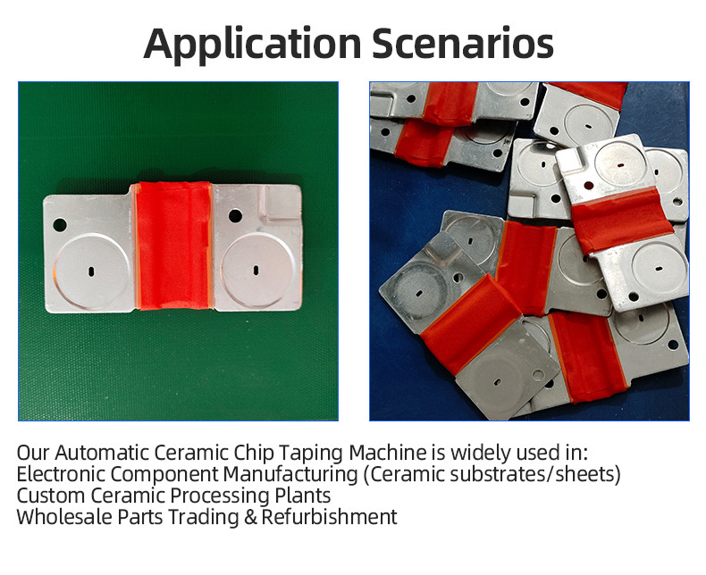 TR-J5 semi-automatic 85mm wide point tape wrapping machine