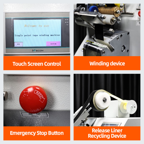 TR-303D Wire Cable Semi-auto Tape Wrapping Machine With Bottom Paper