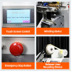 TR-303D Wire Cable Semi-auto Tape Wrapping Machine With Bottom Paper