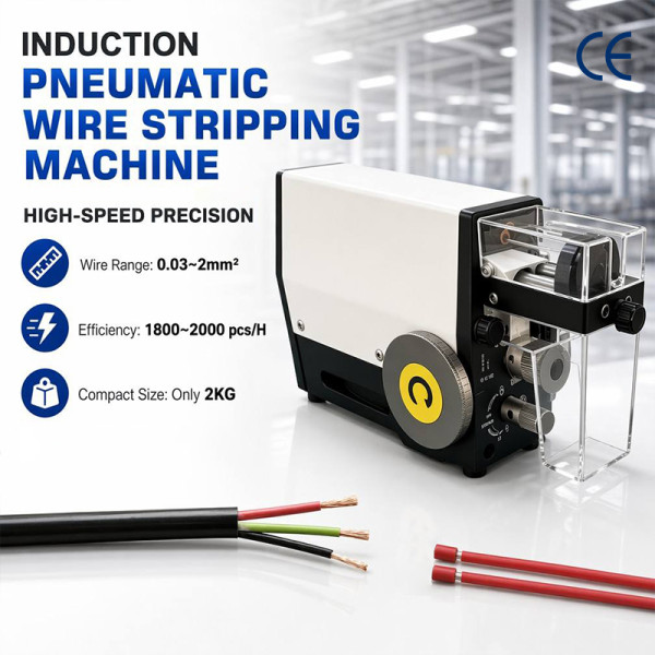TR-2015C Induction Pneumatic Wire Stripping Machine