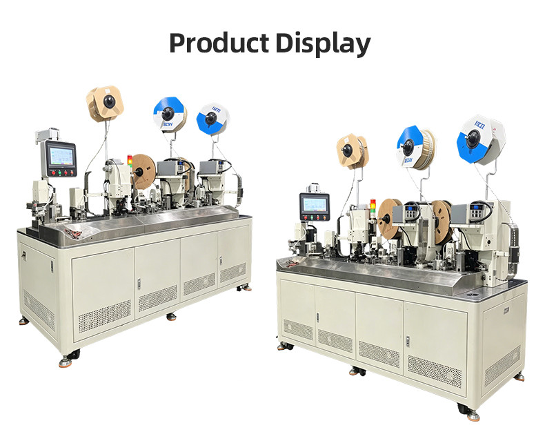 TR-3001 double-head 4T heat shrinkable tube terminal machine