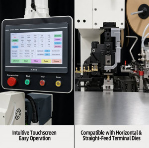 TR-DW301 Three-in-One Terminal Crimping & Heat-Shrink Tubing Machine