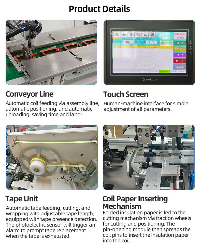 TR-J5 semi-automatic 85mm wide point tape wrapping machine