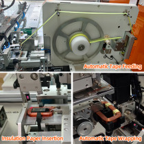 TR-KL04 Automatic Automotive Starter Coil Insulation Paper Inserting & Taping Machine