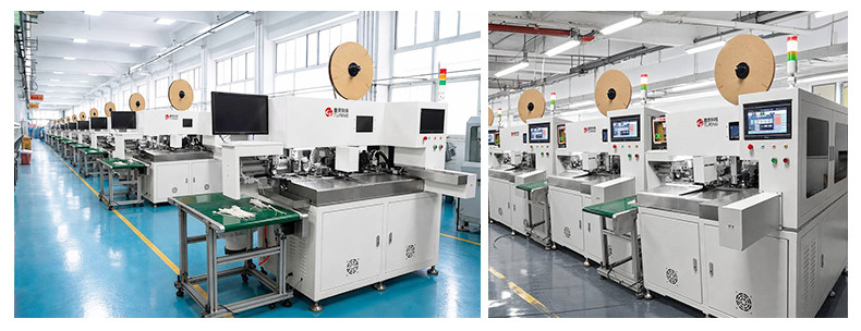 TR-JC01 Double-head mobile vibrating plate long and short line rubber shell inserting machine