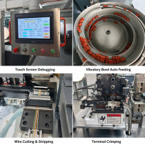 TR-FSS01 Fully Automatic Single-Head Multi-Hole Waterproof Plug Terminal Crimping Machine
