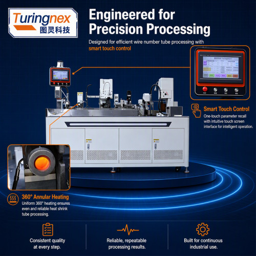 TR-2525 Fully Automatic Double-End Wire Number Tube Terminal Crimping Machine