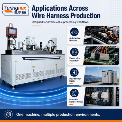 TR-2525 Fully Automatic Double-End Wire Number Tube Terminal Crimping Machine