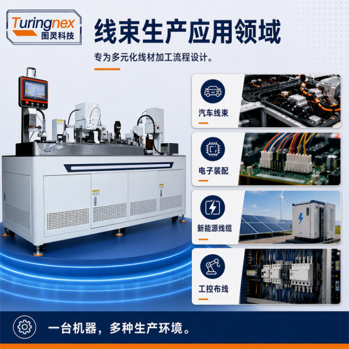 TR-2525 全自动双头穿号码管端子机（线径范围：AWG22#~AWG14#）