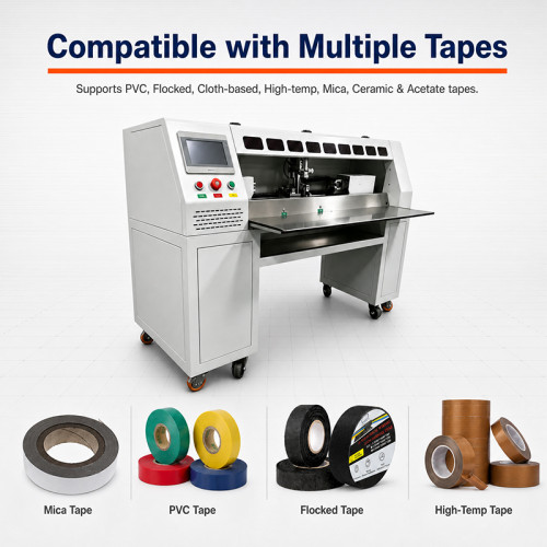 TR‑850D Automatic Vertical Full‑wrap  Tape Wrapping Machine