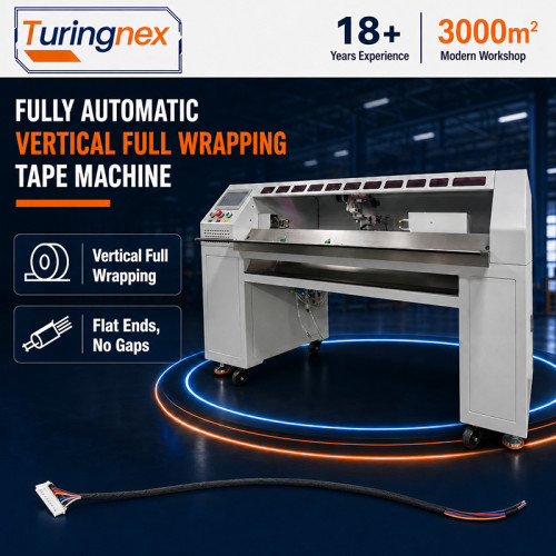 TR‑850D Automatic Vertical Full‑wrap  Tape Wrapping Machine