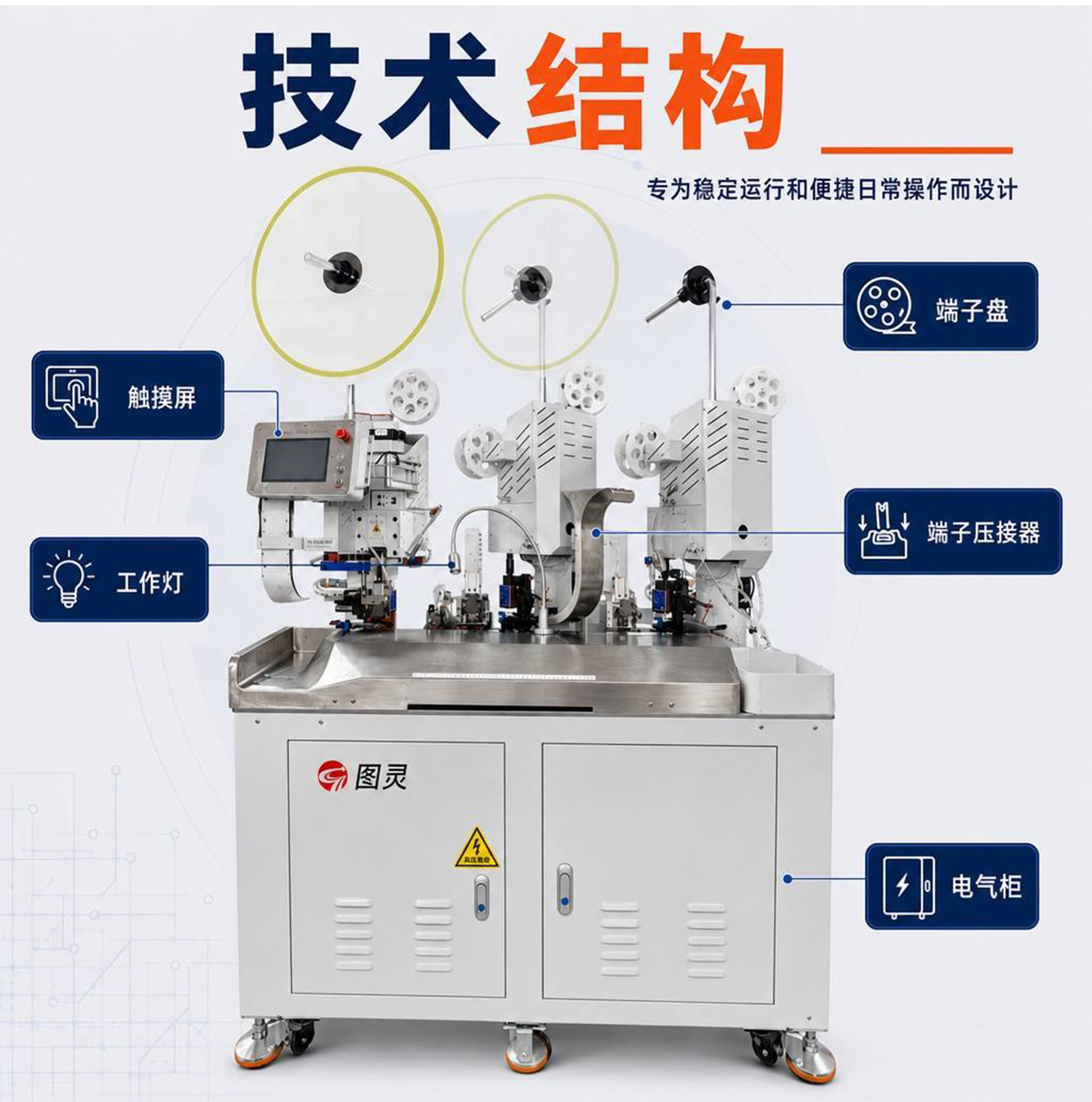 TR-GZ520 穿号码管印字端子机