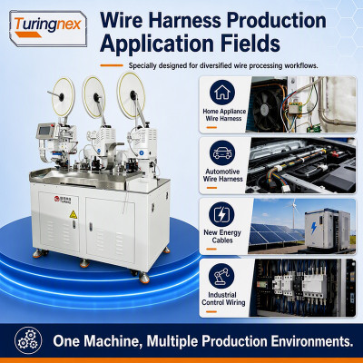 TR‑HY03 Fully Automatic Three-in-One Terminal Crimping Machine