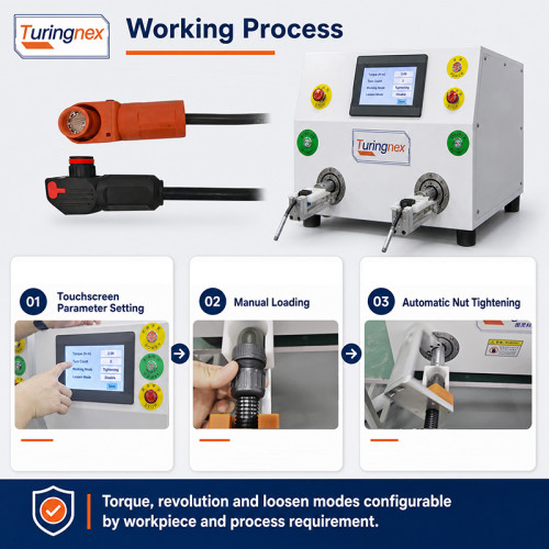 TR-750W Double-Station Nut Tightening Machine
