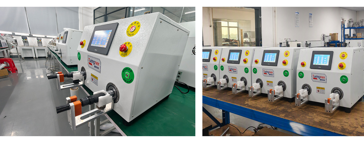 TR-388DZ Fully automatic double-head crimping enadouble-head inserting shellsingle-head threading hydrant machine