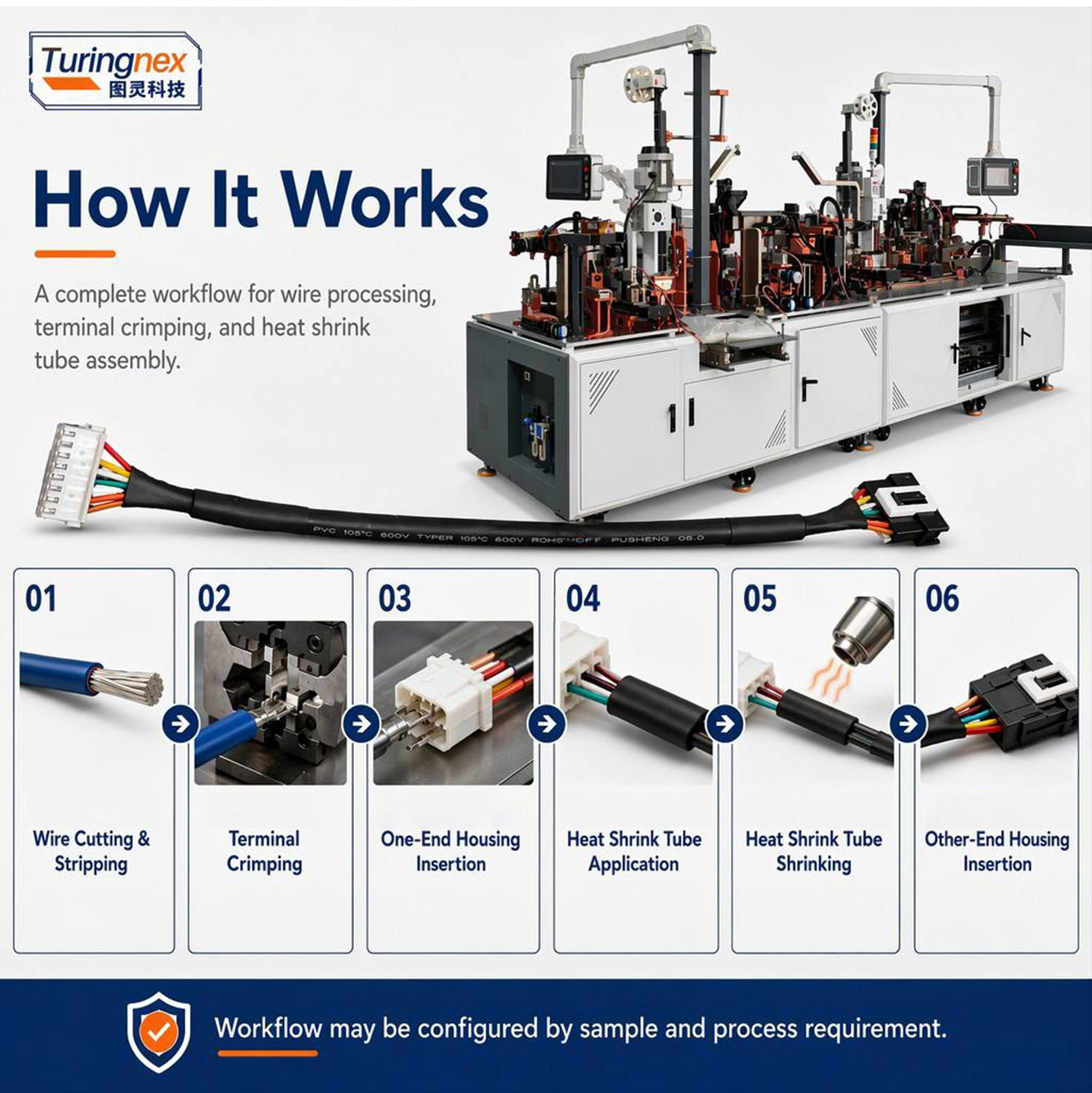 TR-388DZ Fully automatic double-head crimping enadouble-head inserting shellsingle-head threading hydrant machine
