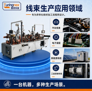 TR-M9 全自动双头圆护套线热缩套管插胶壳端子机