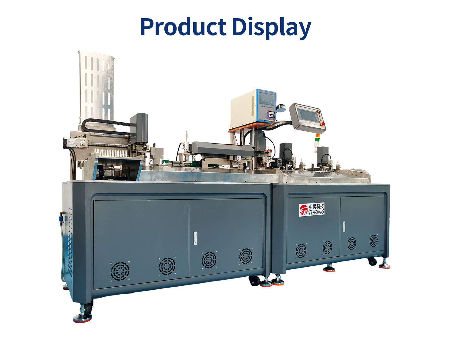 TR-388DZ Fully automatic double-head crimping enadouble-head inserting shellsingle-head threading hydrant machine