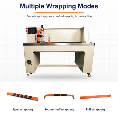 TR-308 new energy continuous tape wrapping machine