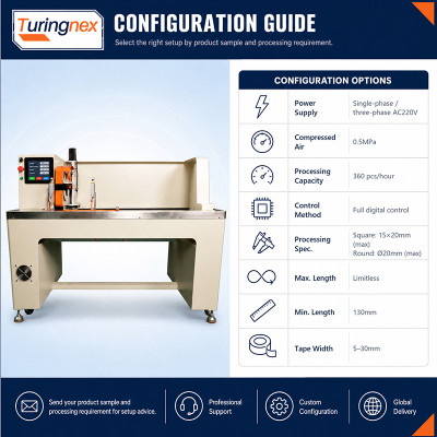 TR-308 new energy continuous tape wrapping machine