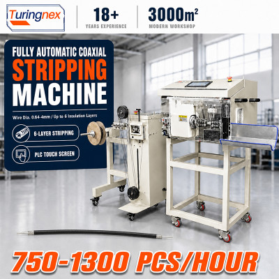 TR-9800 Fully Automatic Coaxial Wire Stripping Machine
