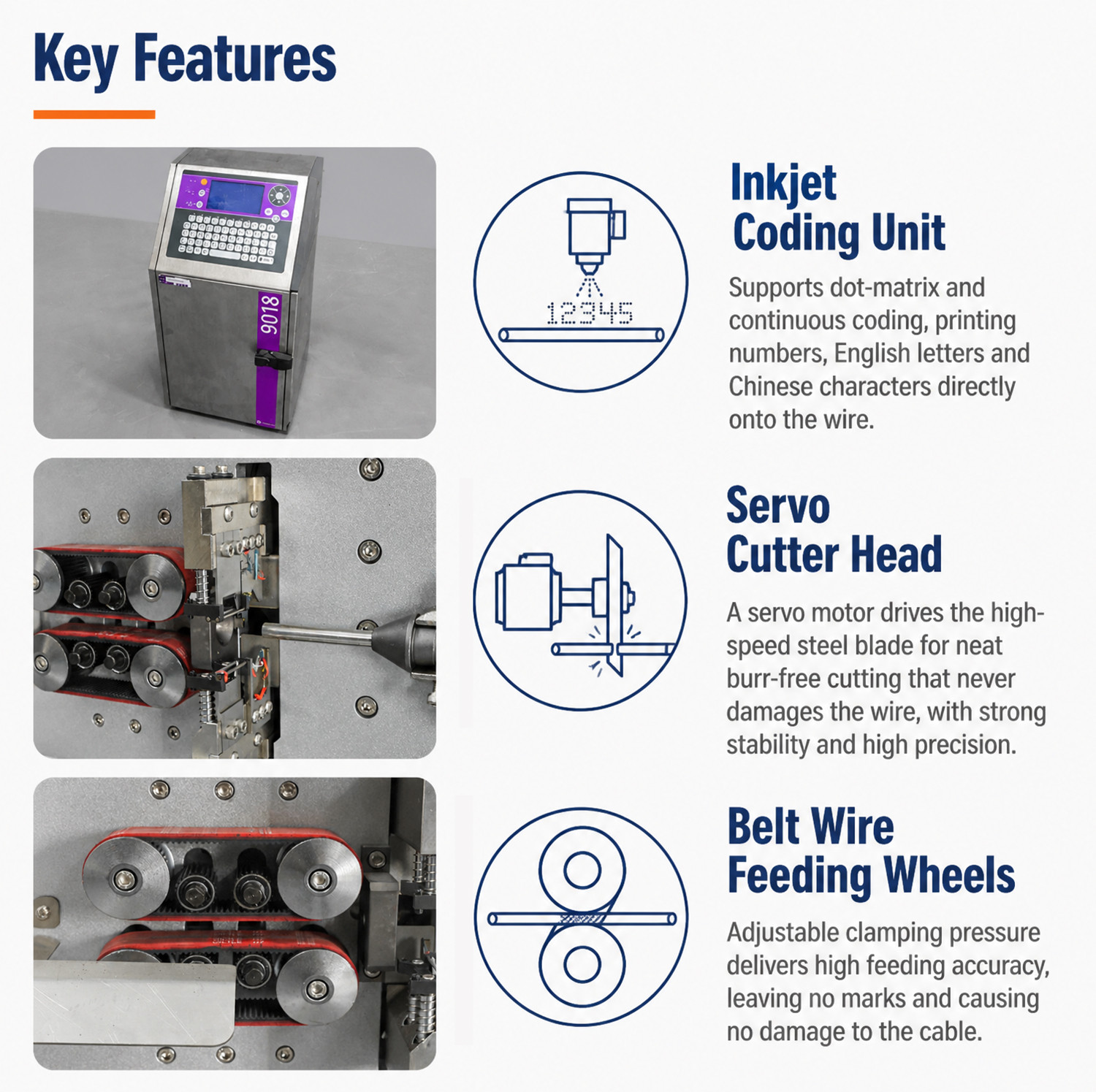 TR-388DZ Fully automatic double-head crimping enadouble-head inserting shellsingle-head threading hydrant machine