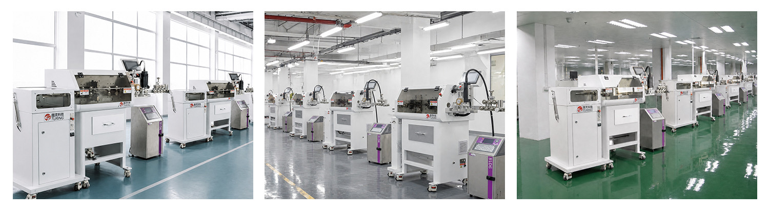 TR-388DZ Fully automatic double-head crimping enadouble-head inserting shellsingle-head threading hydrant machine
