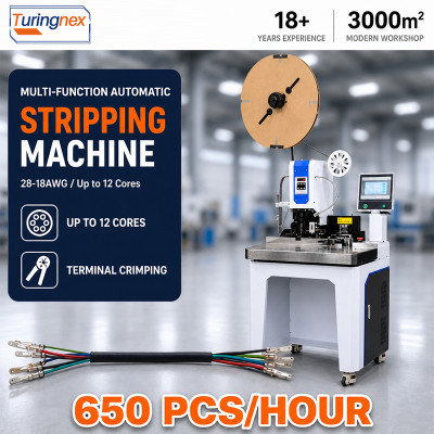 TR-HT03 Multi-core Wire Automatic Stripping And Terminal Crimping Machine