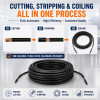 TR-8120 120 mm²  Automatic Wire Stripping  & Coiling Machine
