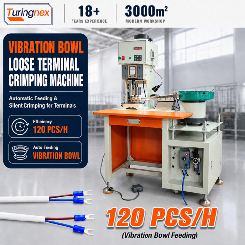 TR-1604 Vibration Plate Bulk Terminal Crimping Machine