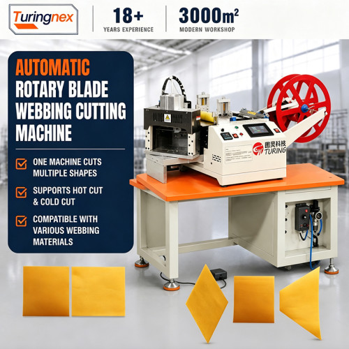 TR-200XZ Fully Automatic 200mm Rotary Knife Cold and Hot Tape Cutting Machine