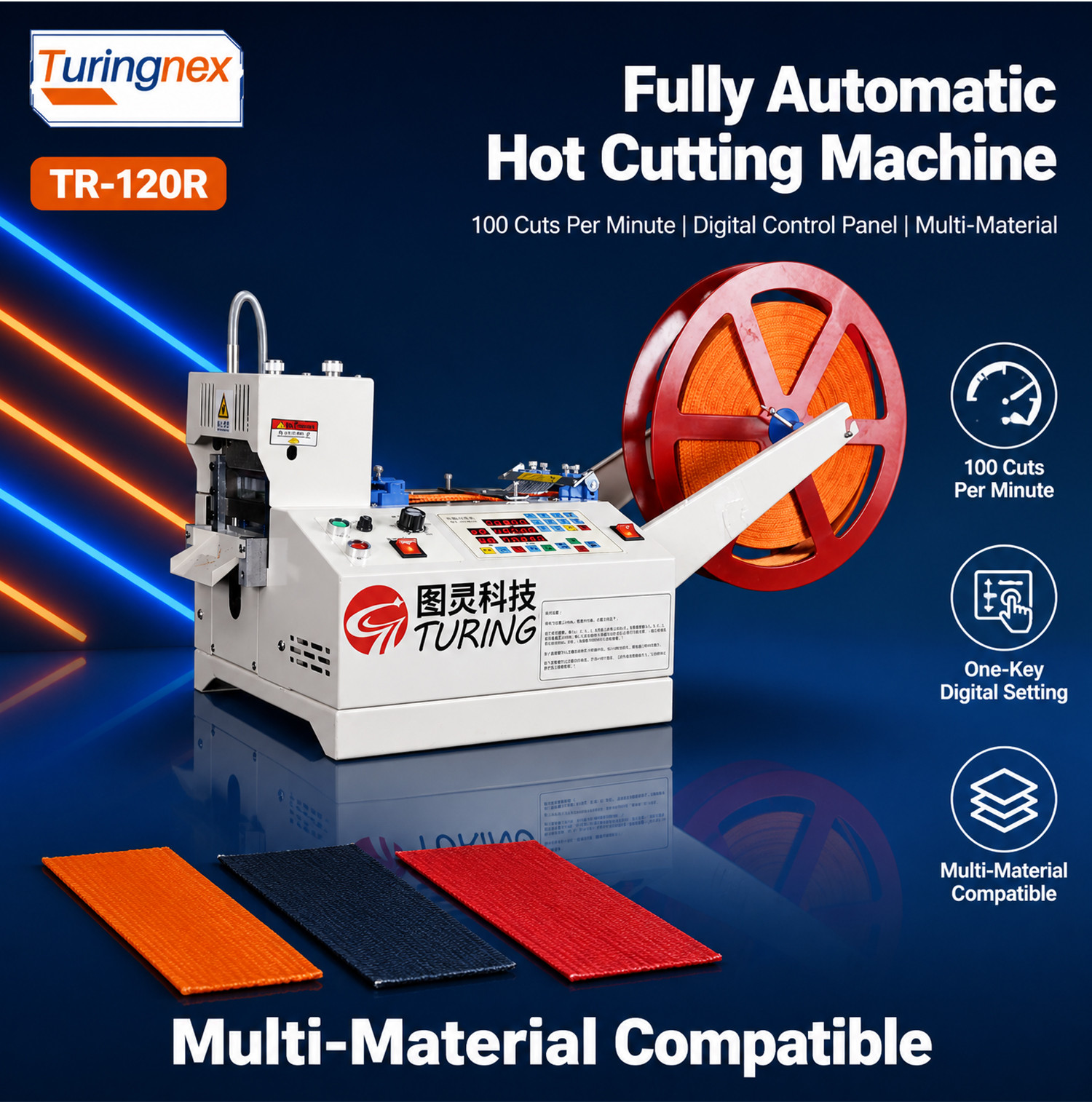 TR-388DZ Fully automatic double-head crimping enadouble-head inserting shellsingle-head threading hydrant machine