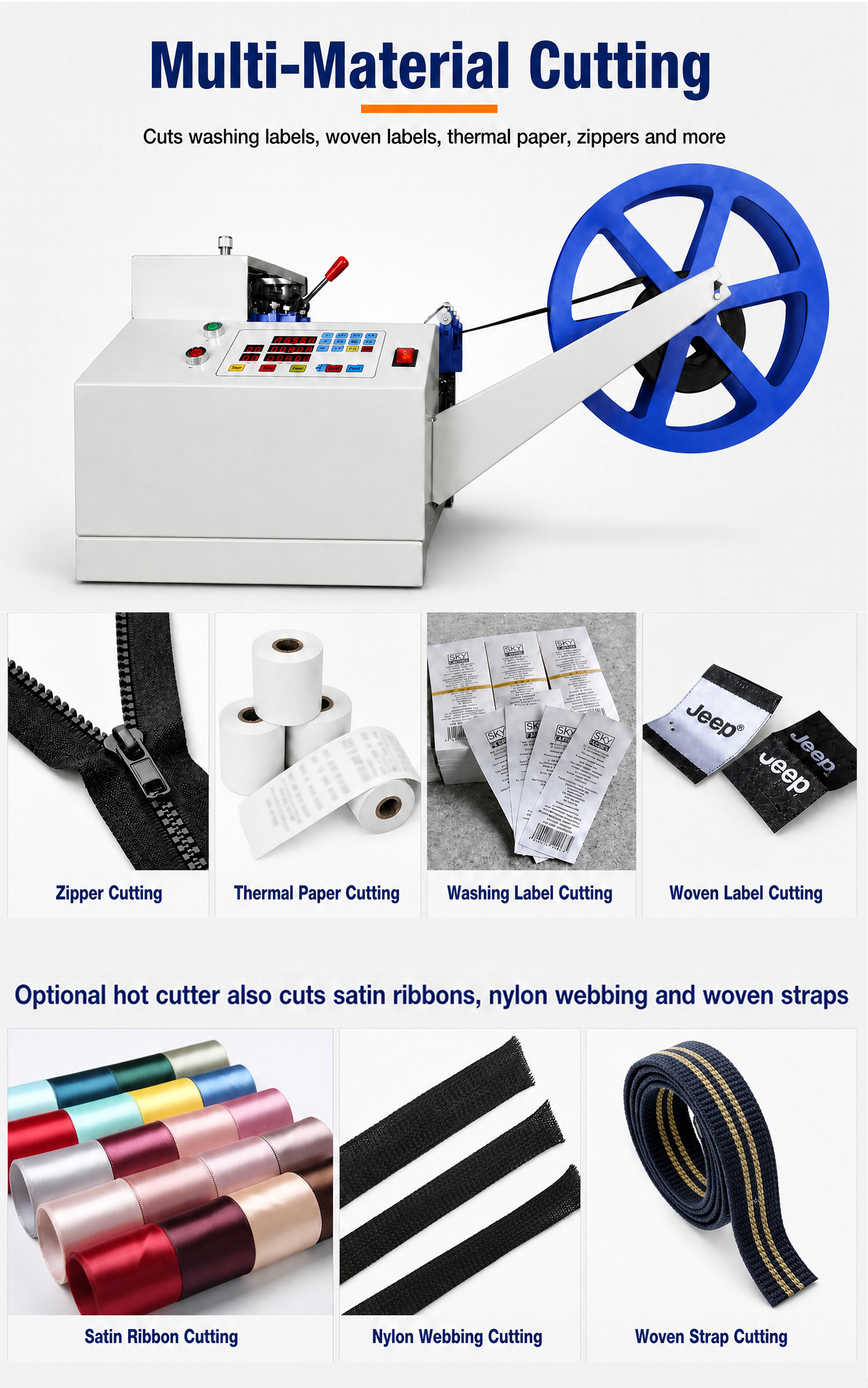 TR-202 E200mm Single Cold Tape Cutting Machine