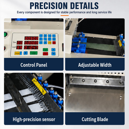 TR-202 200mm Single Cold Tape Cutting Machine