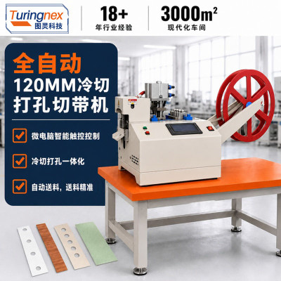 TR-QD120 全自动 120mm冷切打孔切带机