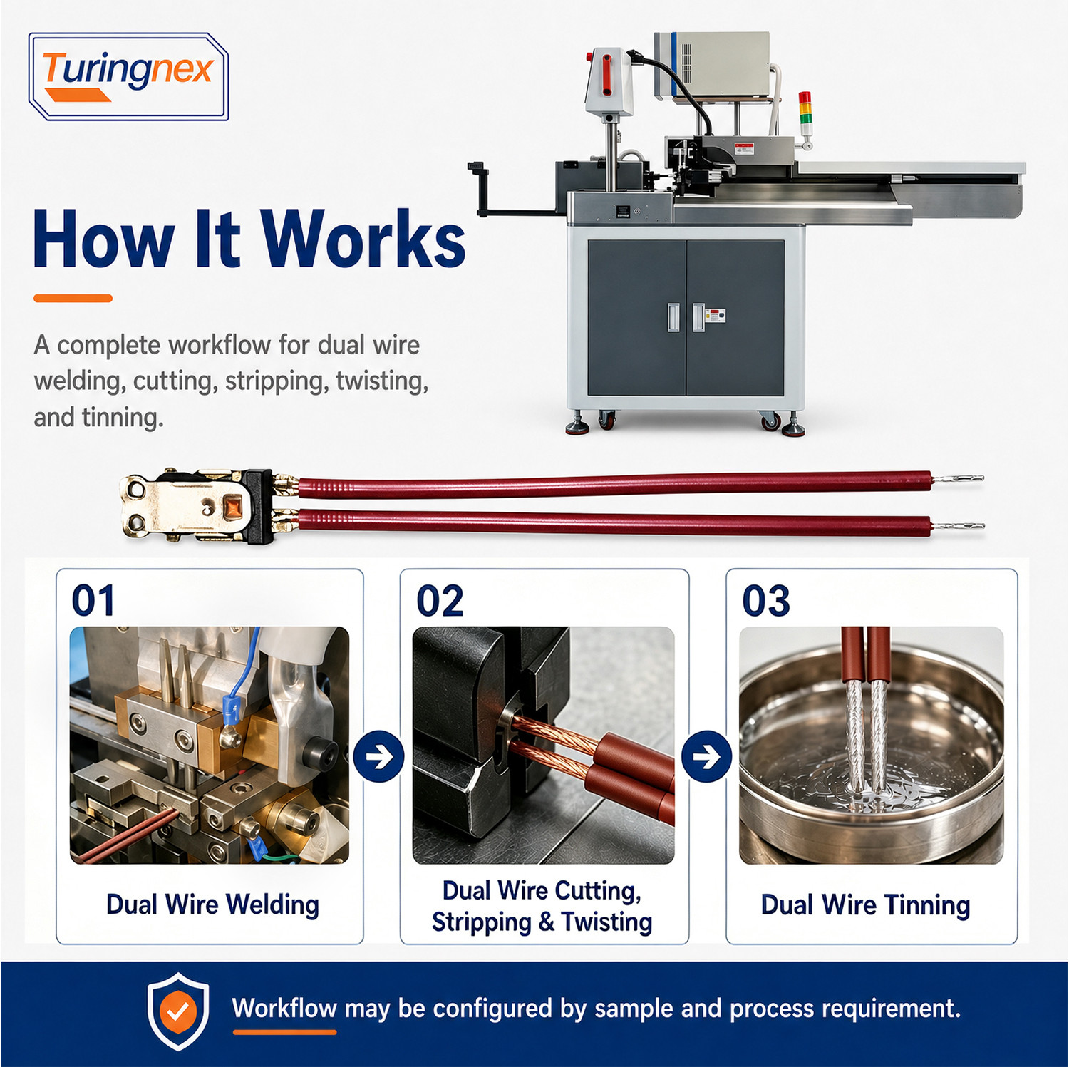 TR-388DZ Fully automatic double-head crimping enadouble-head inserting shellsingle-head threading hydrant machine