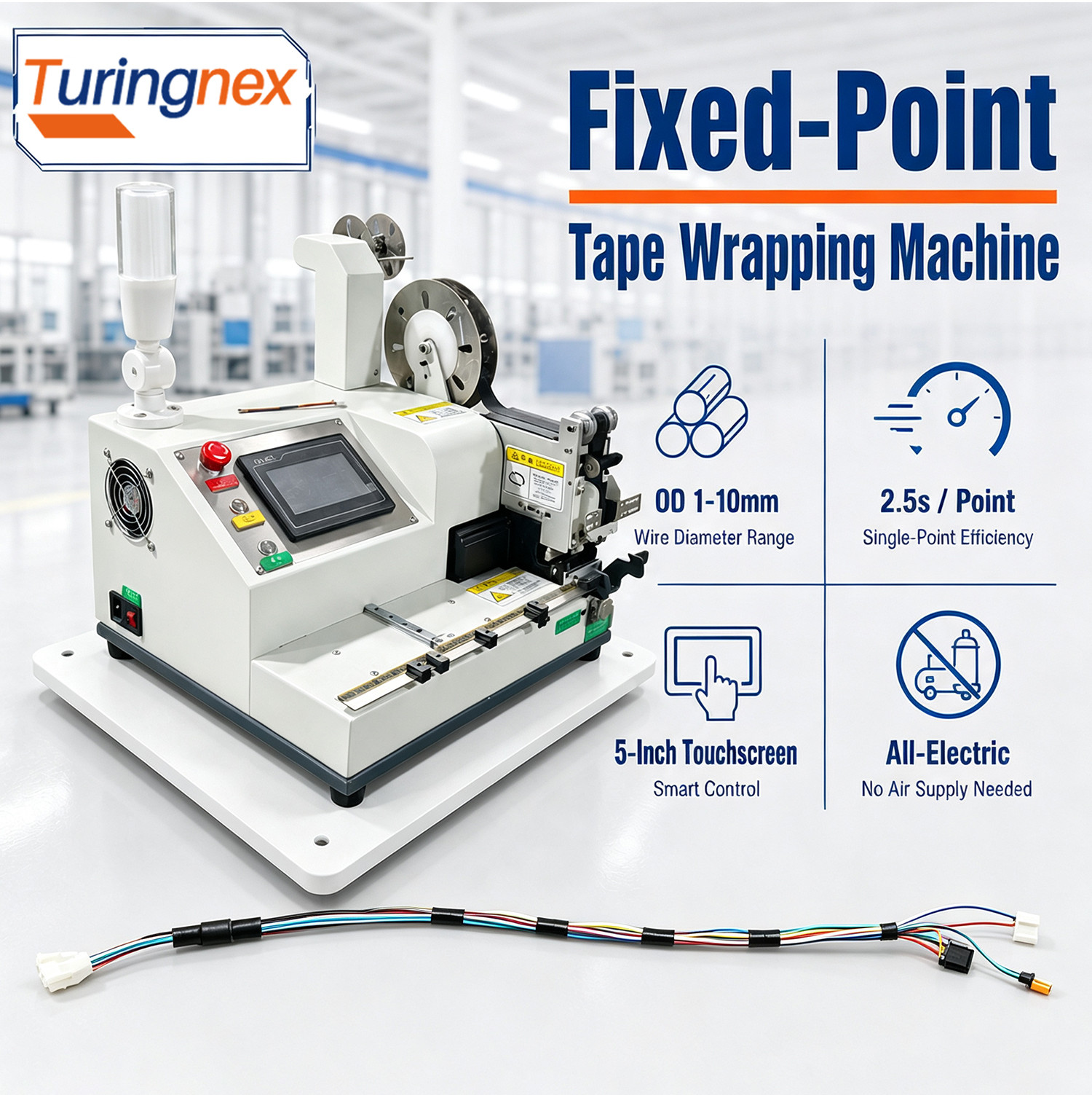 TR-388DZ Fully automatic double-head crimping enadouble-head inserting shellsingle-head threading hydrant machine