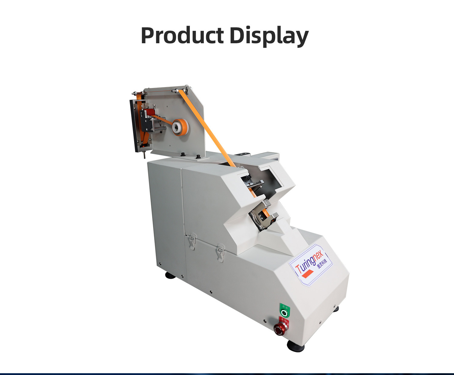 TR-J5 semi-automatic 85mm wide point tape wrapping machine
