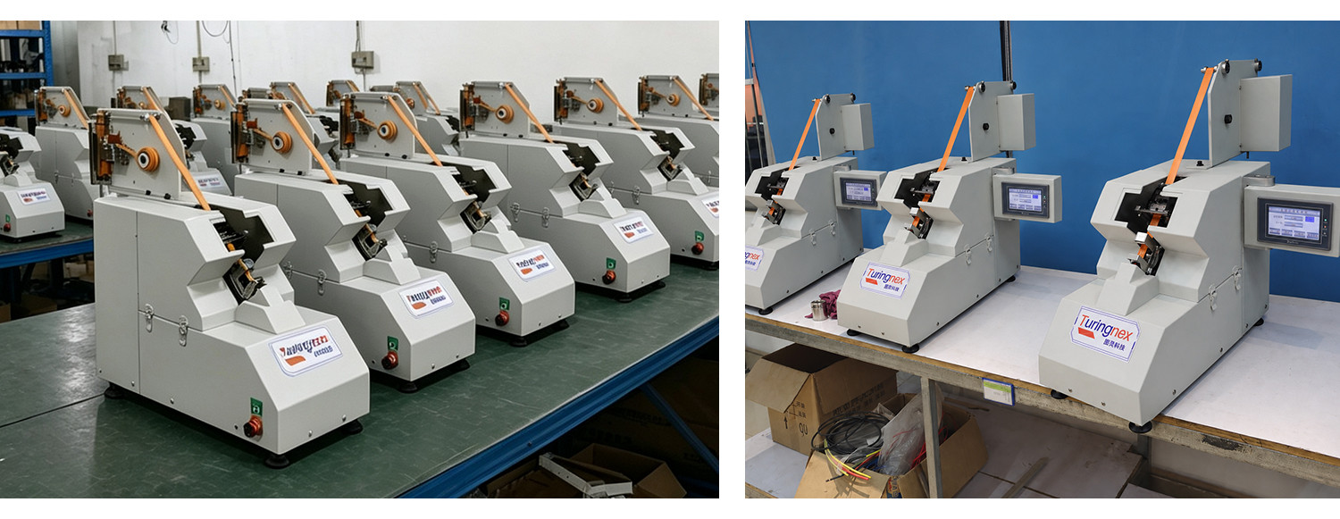 TR-J5 semi-automatic 85mm wide point tape wrapping machine