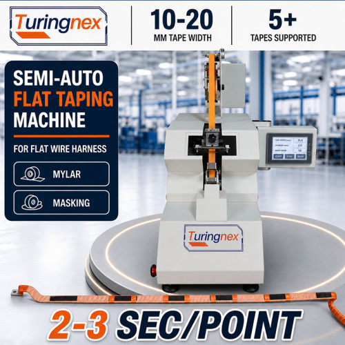 TR-60W20 Semi-automatic Flat Tape Wrapping Machine