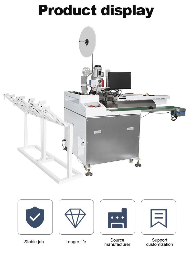 TR-07S Fully Automatic Insert Shell Terminal Crimping Machine with CCD visual inspection