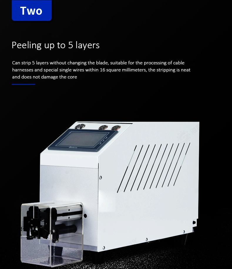 TR-2040D Semi-Auto Coaxial Cable Peeling and Wire Stripping Machine