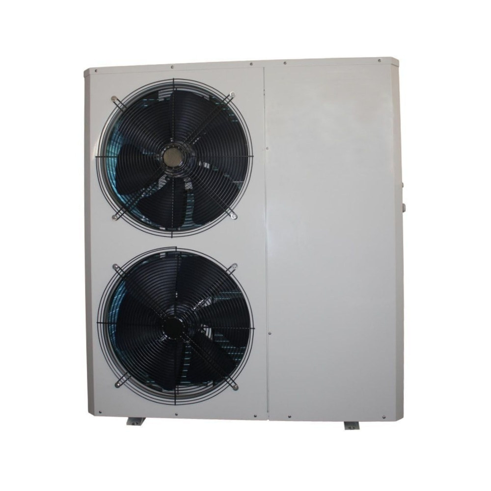 Side view of Suoher SHAW-16EVIM monobloc heat pump