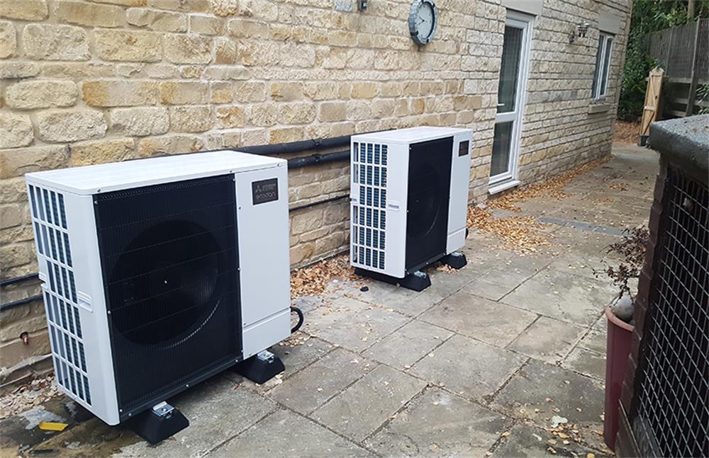 how to install an air source heat pump