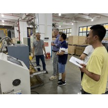 Warmly welcome German customers to visit and exchange ideas at our factory